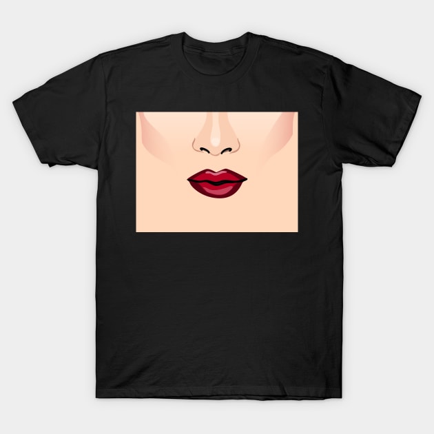 Drag Queen Mouth T-Shirt by Jakmalone